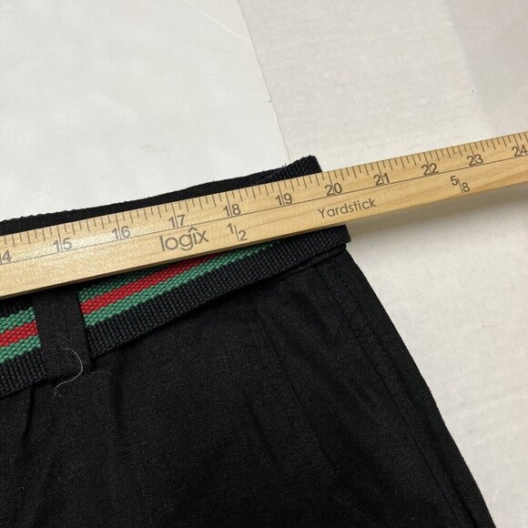 Z‎ Brand Cargo Short Shirt Set Mens 2XL Black Linen Blend Button Down Streetwear - Picture 14 of 16